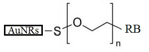 Gold nanorods, AuNRs-PEG-RB