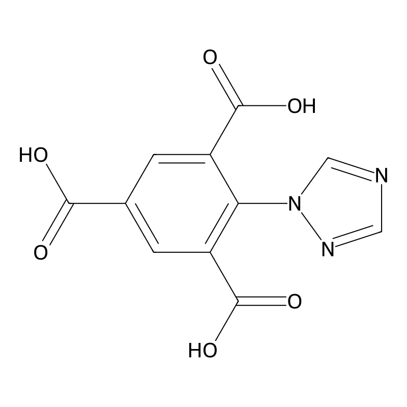 2-(1H-1,2,4-Triazol-1-yl)benzene-1,3,5-tricarboxylic acid CAS No.:2111824-48-5