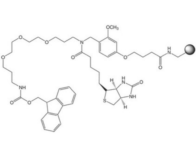Fmoc-PEG Biotin Nova Tag resin